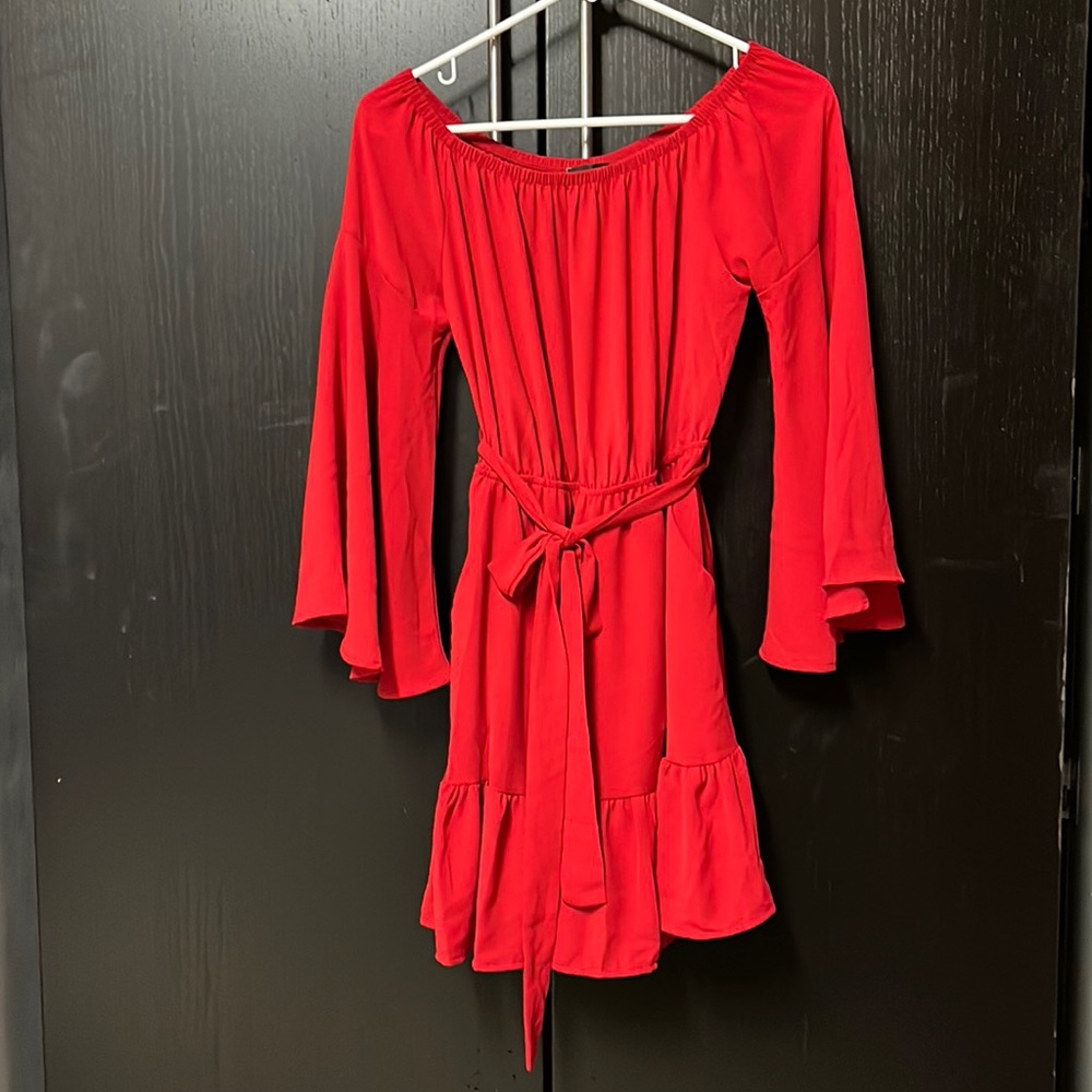 Vici Dress - Red - Medium